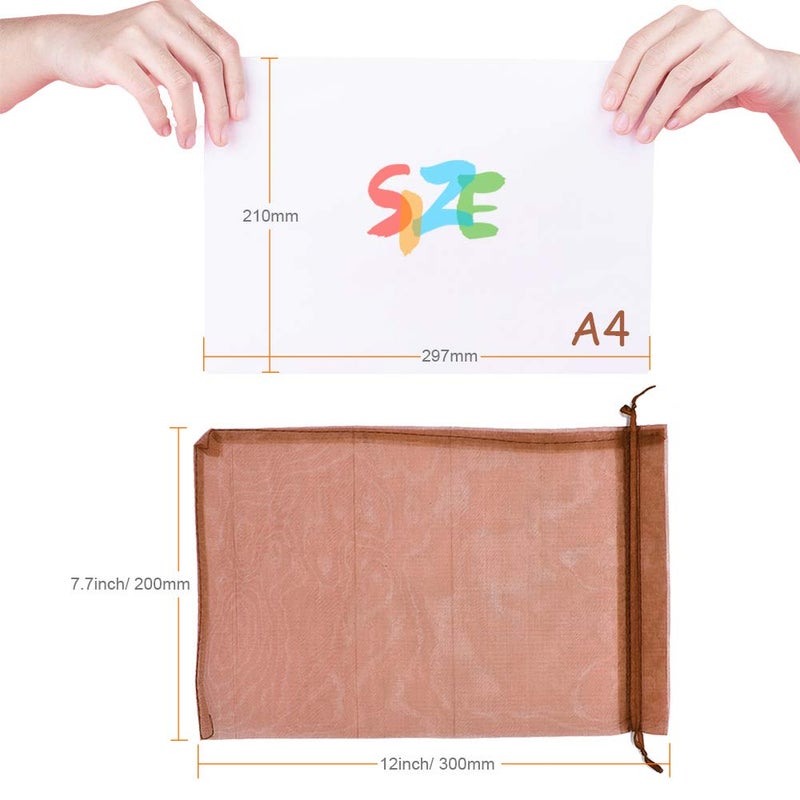 Renashed 50Pcs 8 x 12 Inch Drawstring Organza Gift Bags - Jewelry, Party, Wedding Favor, Festival, Candy Bags (50Pcs Mix Color) - Image 2